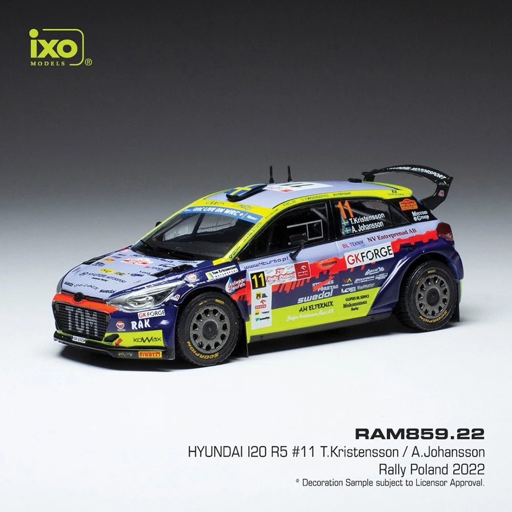 Hyundai i20 R5 #11 &ndash; T. Kristensson / A. Johansson | Rally Poland 2022