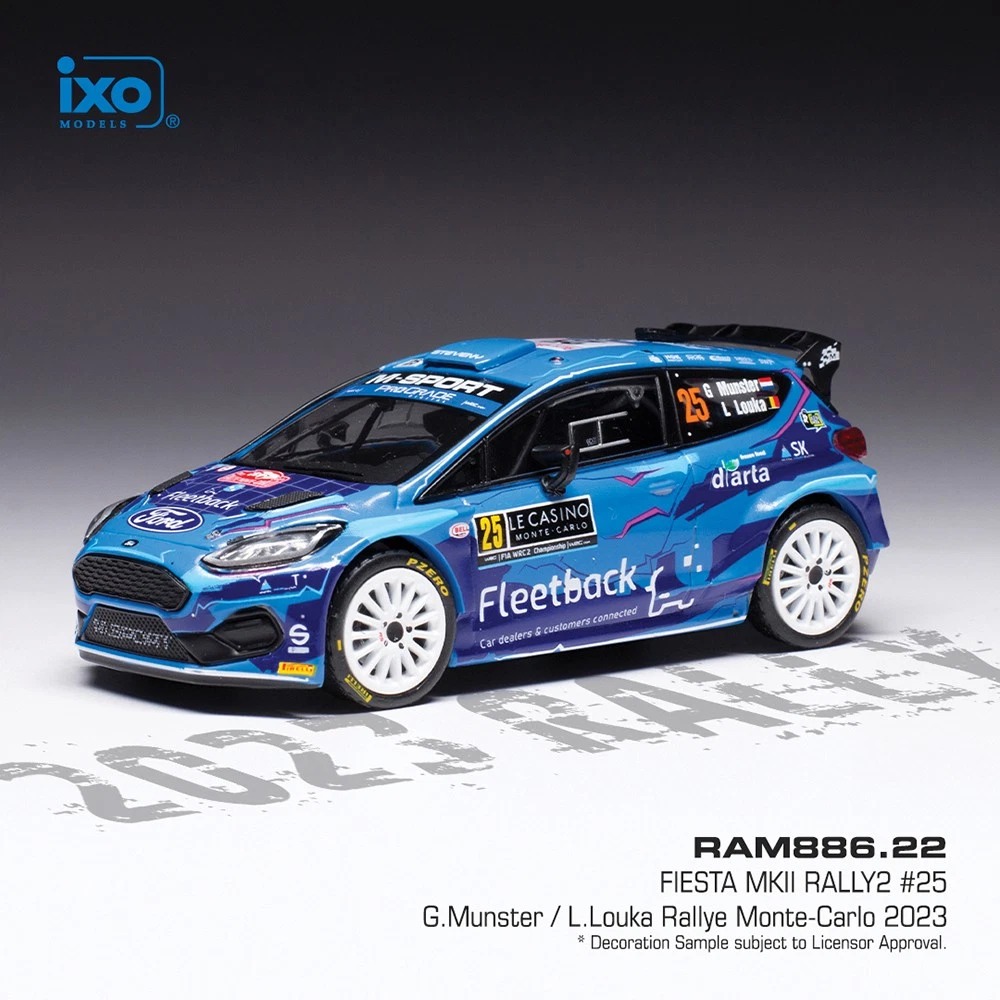 Ford Fiesta MKII Rally2 #25 &ndash; Rallye Monte-Carlo 2023